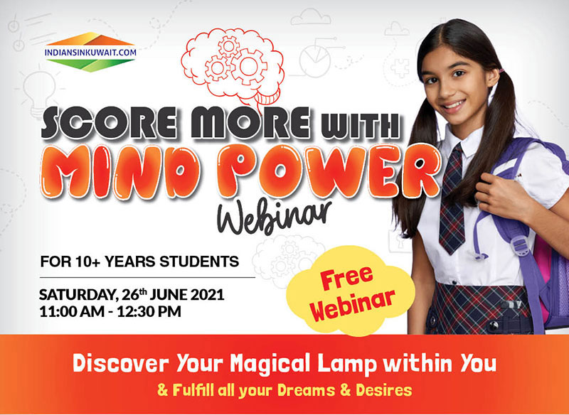 IIK present free webinar on "Score More with Mind Power" for School Students
