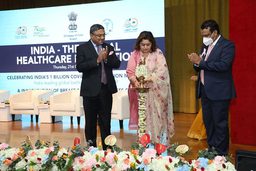 India – the global healthcare destination: Embassy inaugurated week-long breast cancer awareness campaign