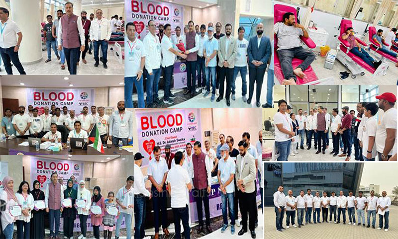 Blood Donation Camp Organised by UP NRI Forum-Kuwait