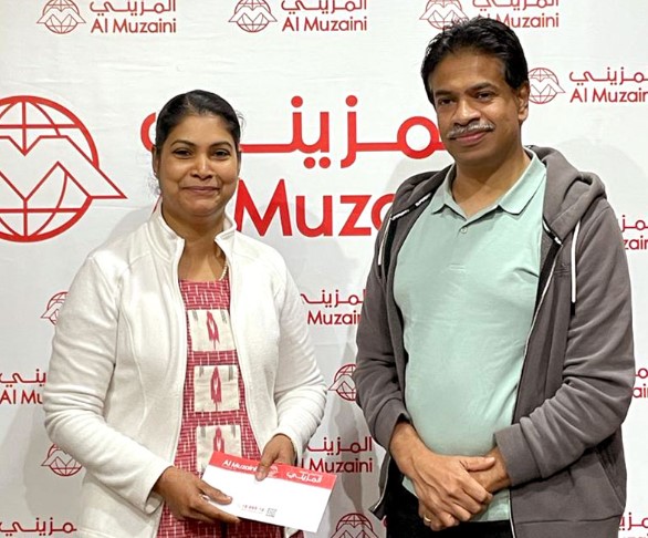 Christmas Tree Contest Winners received exciting prizes from Al Muzaini Exchange