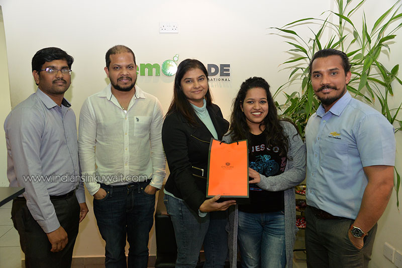 IIK Valentine’s day winners received prizes from ONTIME