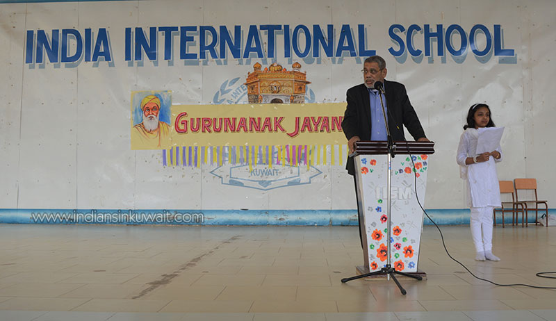 India International School Venerates Guru Nanak Jayanthi