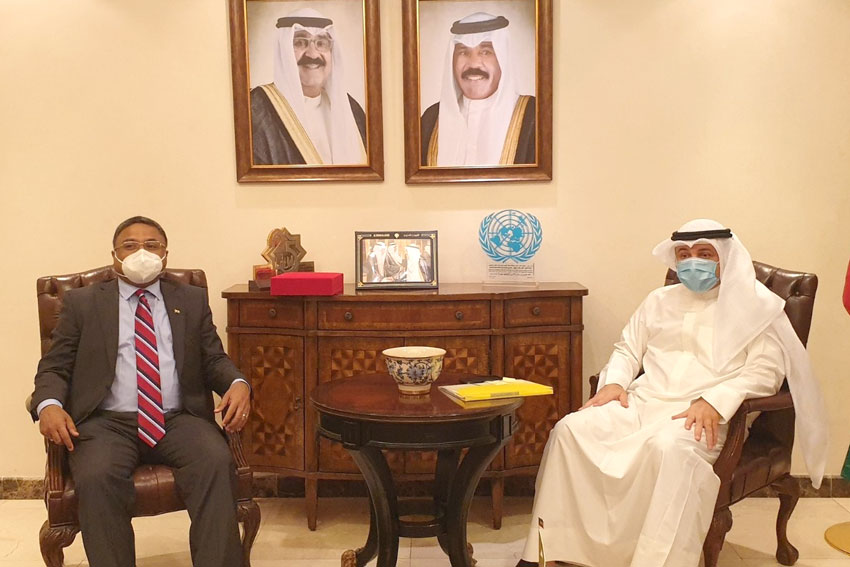 Ambassador Sibi George continues his engagements with Kuwaiti authorities