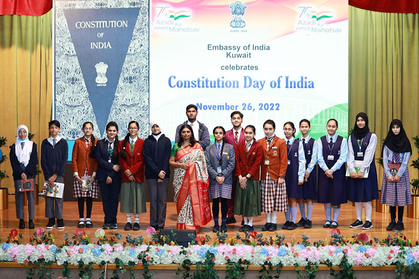 Indian Embassy celebrated Constitution Day of India