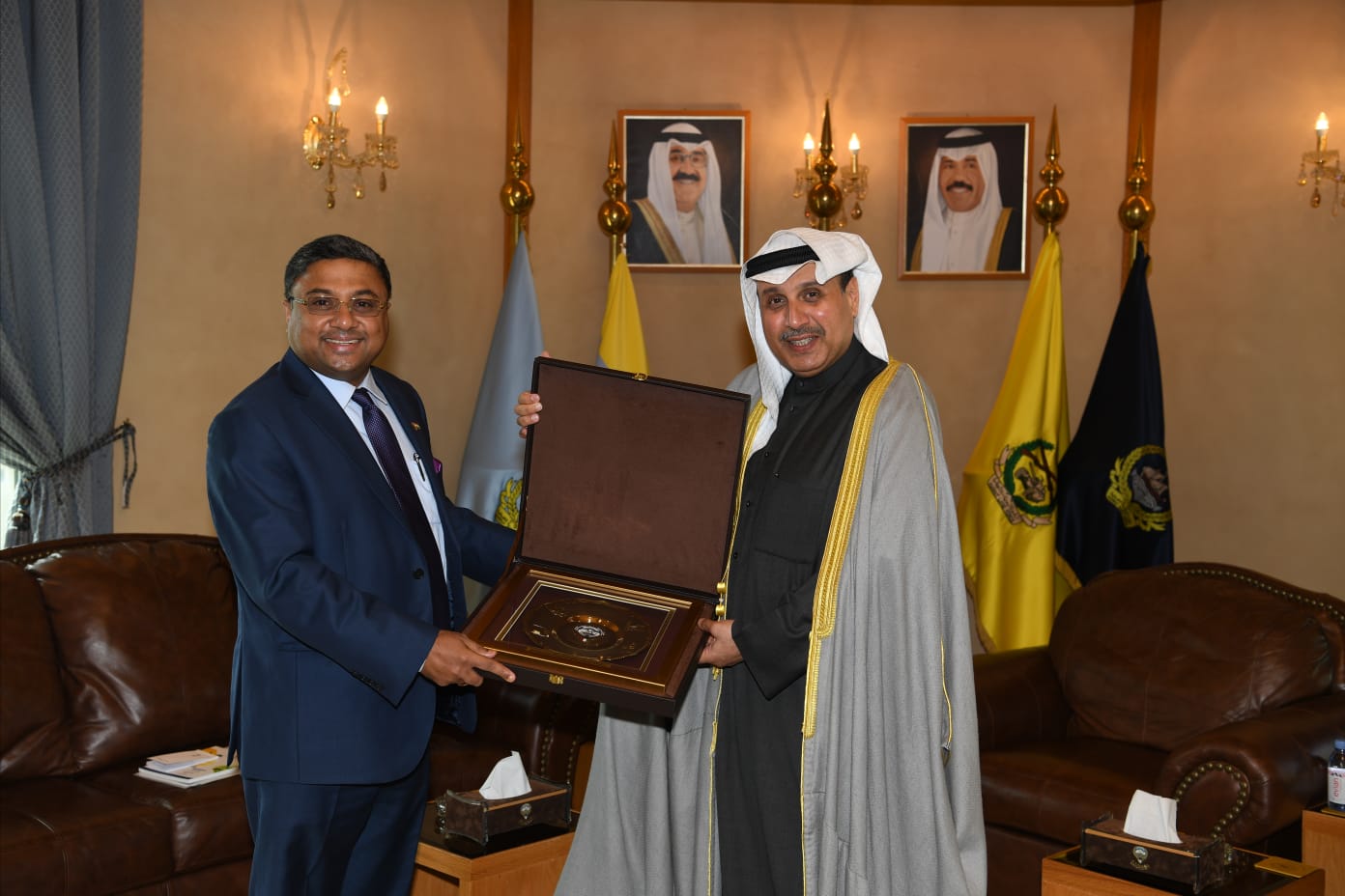 Indian Ambassador called-on Deputy PM H.E Sheikh Hamad Jaber Al-Ali Al-Sabah