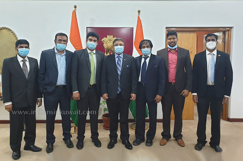 TEF Kuwait meets with H.E. Indian Ambassador to Kuwait Sri Sibi George