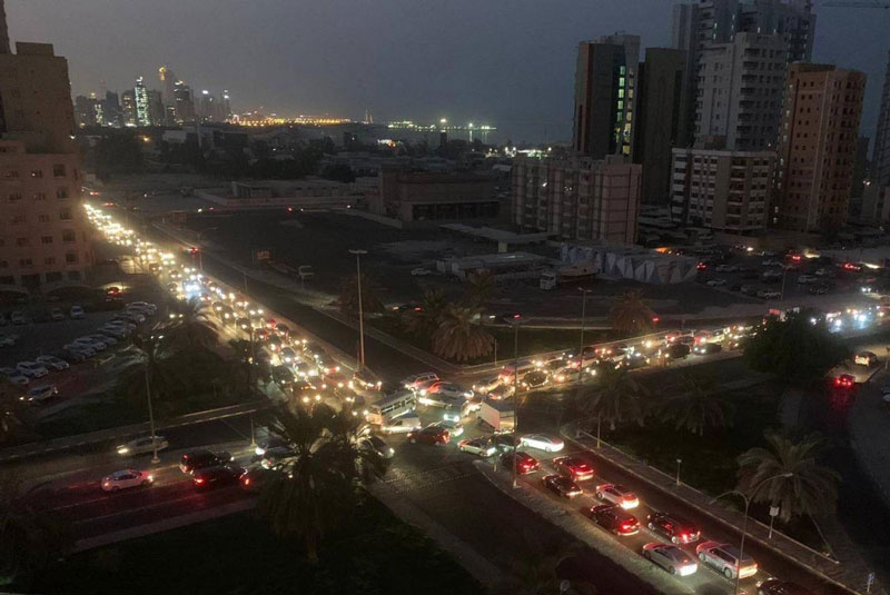 Technical failure caused power outages in parts of Kuwait