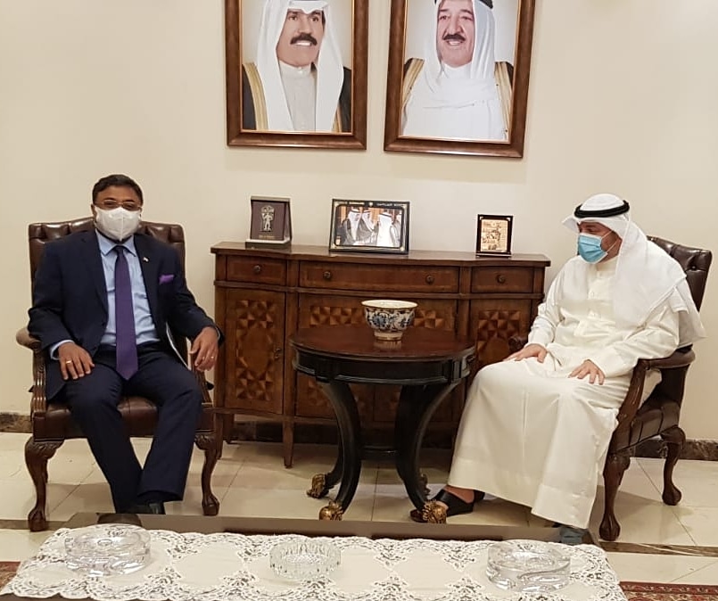 Indian Ambassador met Assistant Foreign Minister H.E. Mr. Nasser Al-Hein