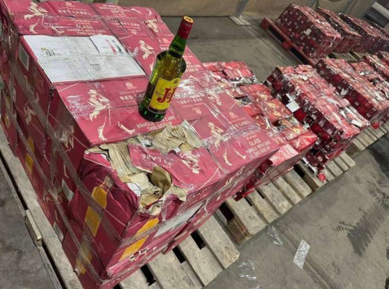 2,183 bottles of foreign liquor seized at Shuwaikh port