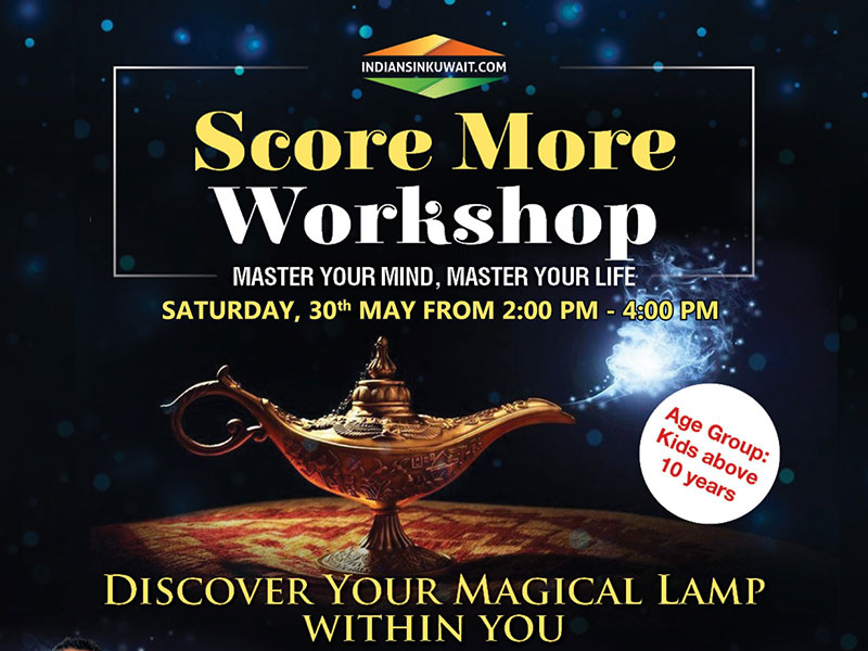 Score More Workshop for Kids this Saturday, 30th May