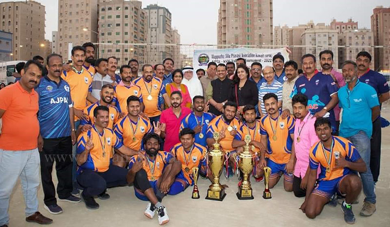 Boubiyan Strikers winners of AJPAK- KSAC volleyball tournament