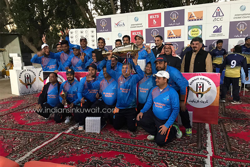 Burgan Bank clinches the KBC T20 Trophy in style