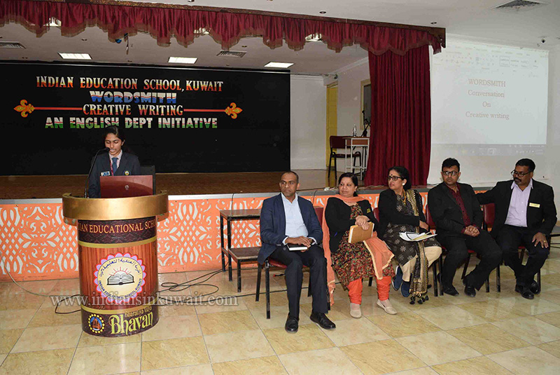 Indian Education School, Kuwait Organised Creative Writing Christened as ‘Wordsmith’