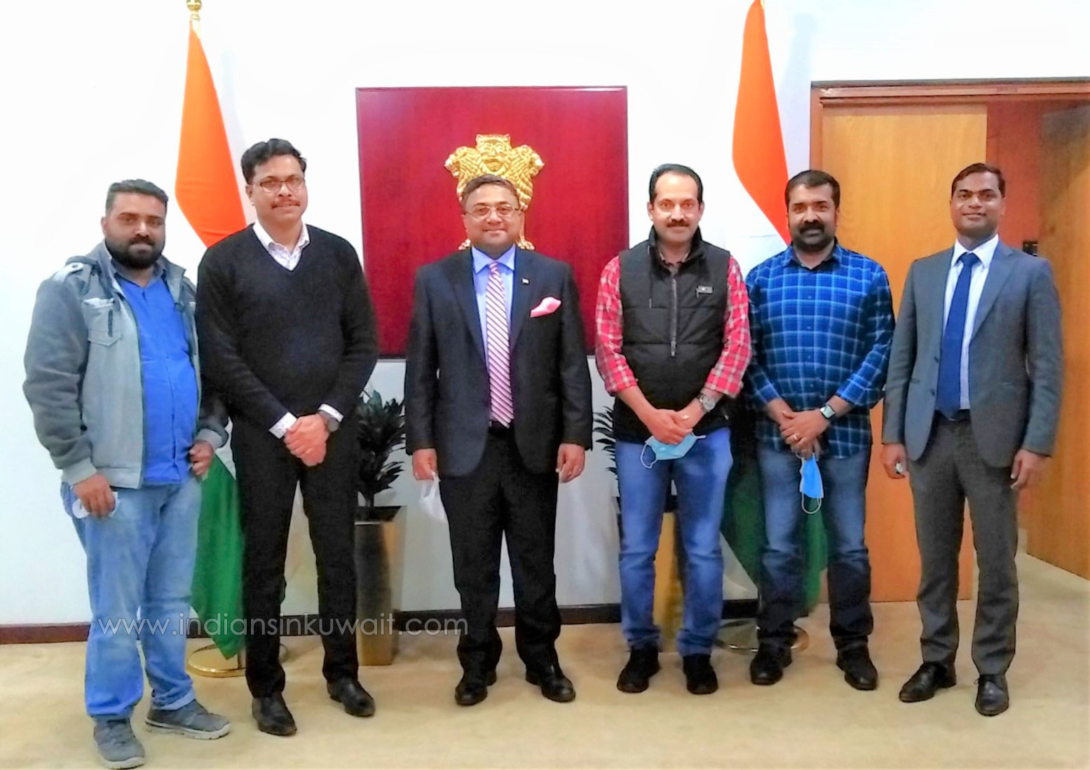  KCC Delegates met Indian Ambassador to Kuwait