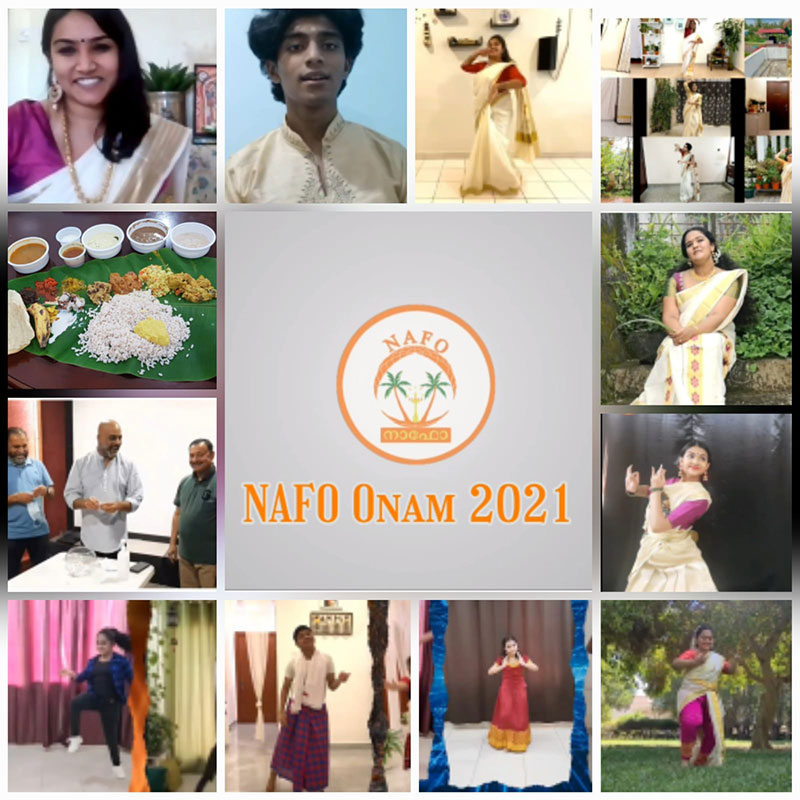 NAFO Organized Virtual Onam 2021