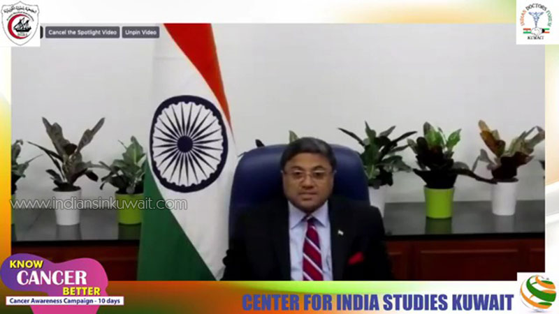 Ambassador of India to Kuwait inaugurated 10 days long Medical Awareness Campaign