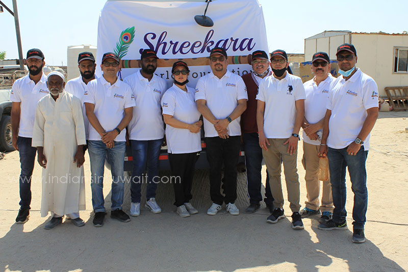Shreekara World Foundation (SWF) organised a distribution drive for the underprivileged
