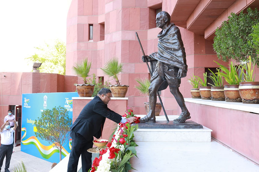 Indian Embassy celebrated Gandhi Jayanti