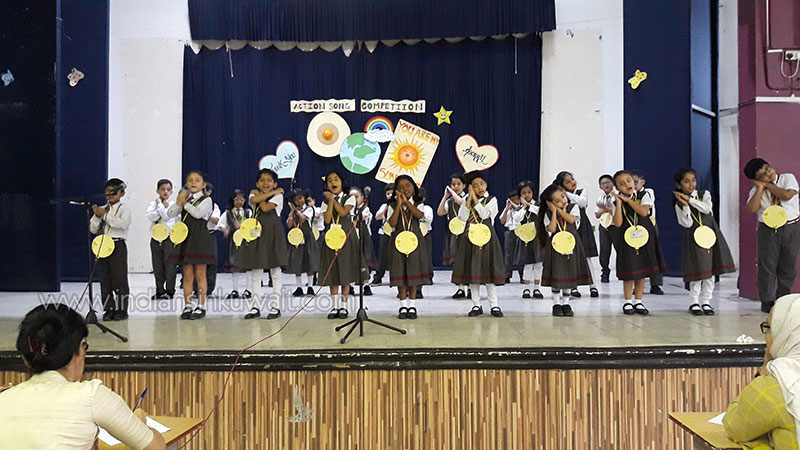 SIMS Holds Choral Recitation Competition For First Graders