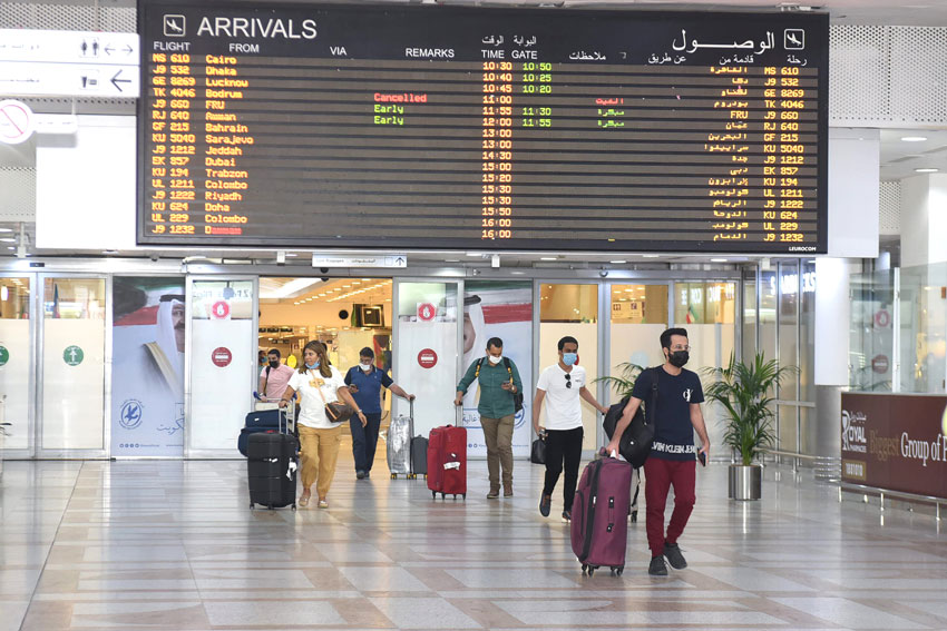 1.4 million passengers used Kuwait Airport after it opens for expatriates return