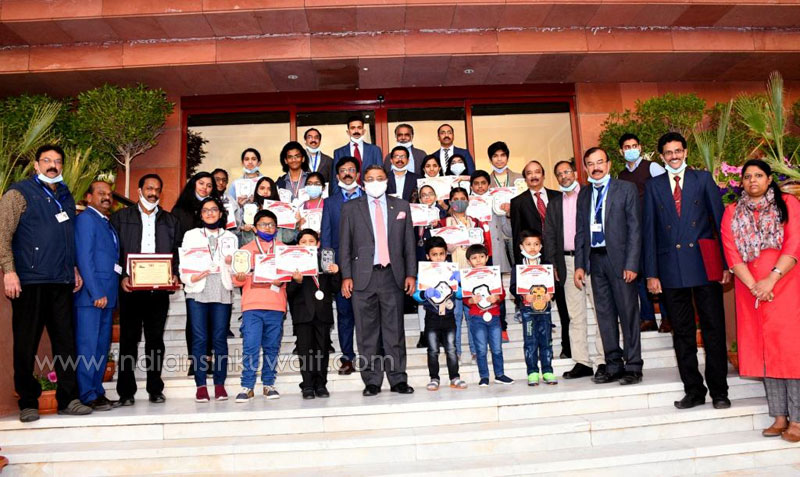 Kala(Art) Kuwait “NIRAM 2020” Winners Prizes  Presented by Indian Ambassador
