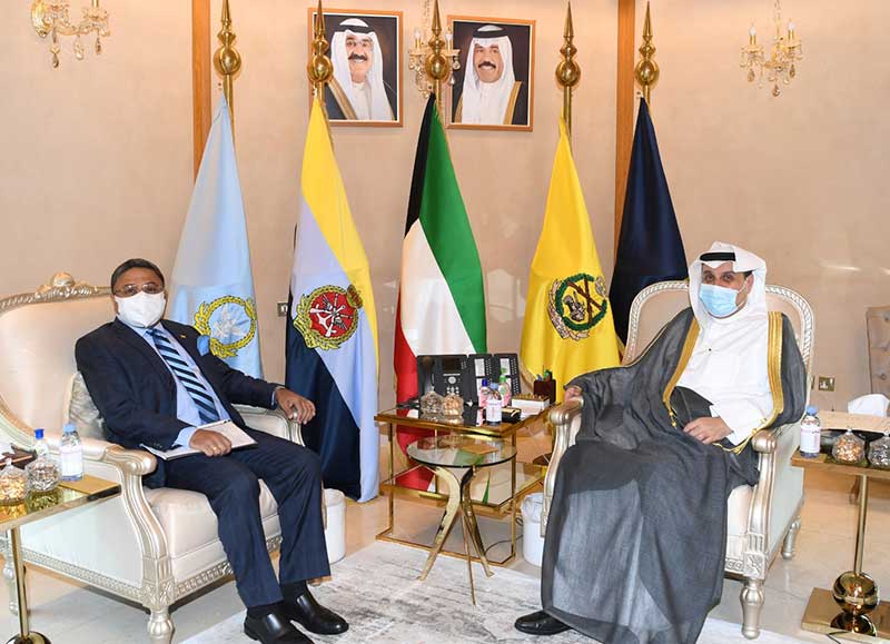 Ambassador called on Deputy PM HE Sheikh Hamad Jaber Al-Ali Al-Sabah