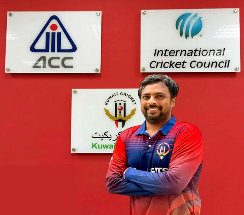 KCC Board announces the continuation of Muthumudalige Pushpakumar as the National Coach of Kuwait Cricket