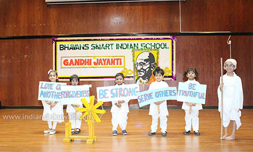 Bhavans SIS celebrates Gandhi Jayanti