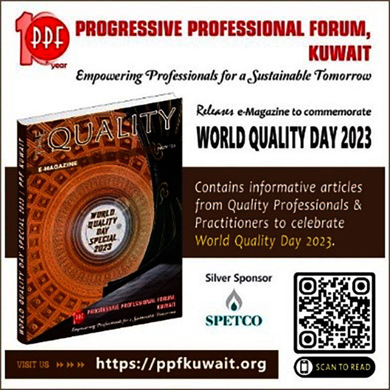 World Quality Day 2023: PPF Kuwait releases e-Magazine