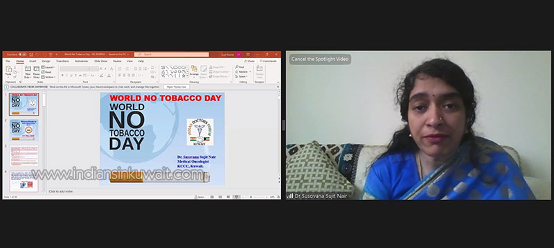 Bhavans SIS conducts virtual session on ‘World No Tobacco Day’