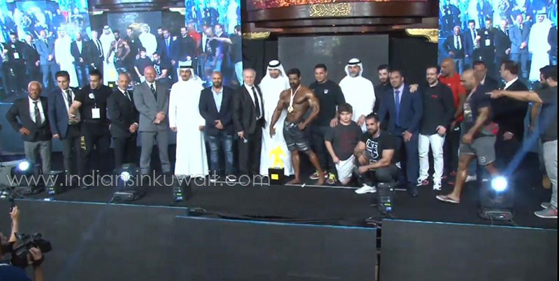 Team India Aravind Ravikumar won the championship at WFF Middle East Fitness Championship held in Kuwait  