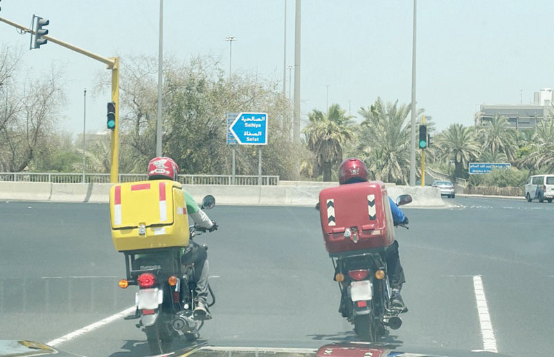 Ban on delivery bikes on highways comes into effect as of Sunday