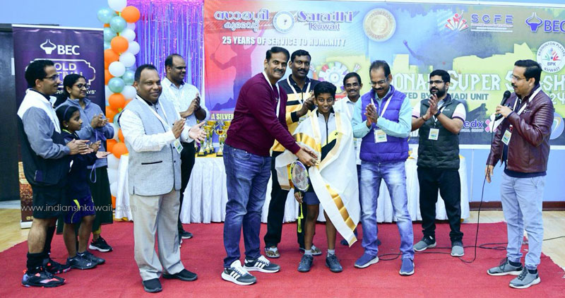 Saradhi Kuwait organized Open Badminton Tournament
