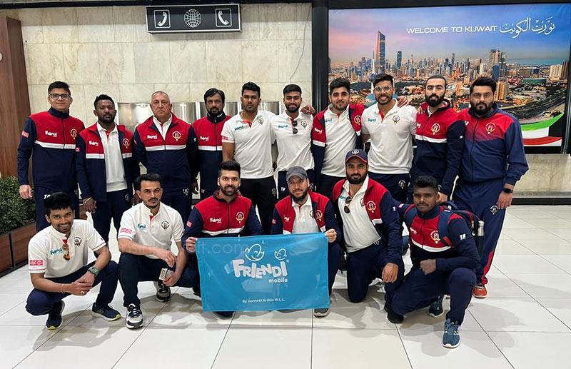 Kuwait National Men’s team to Hong Kong  for quadrangular T20i series 