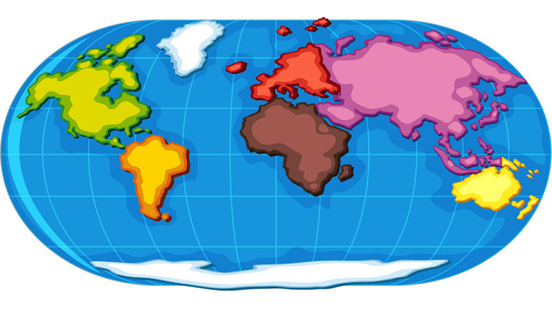 Seven Continents of Our Planet 