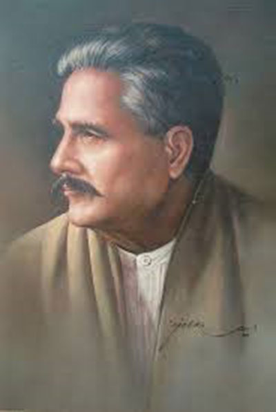 Dr Sir  Allama Muhammad Iqbal a great Poet, Philosopher and thinker on 9th November