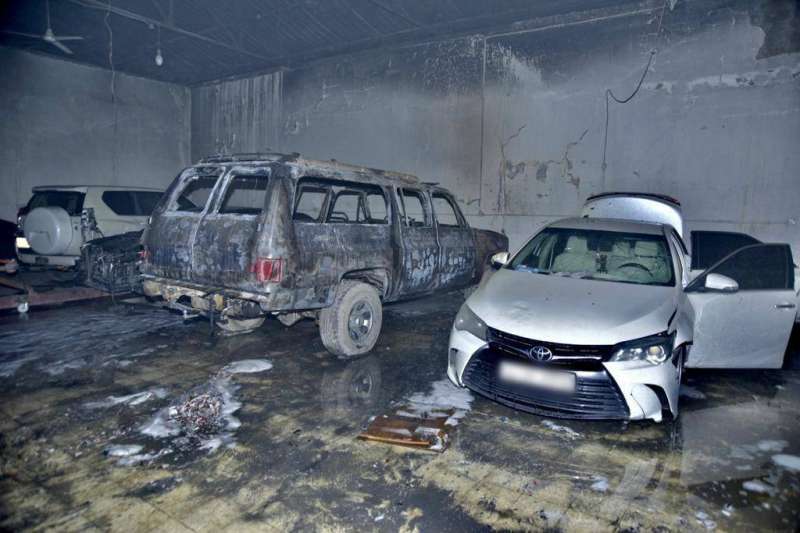 Fire at Shuwaikh garage damages cars