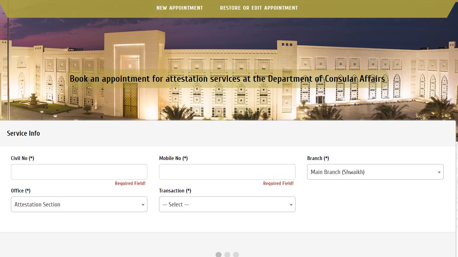 Ministry of Foreign Affairs opened online booking for attestation services
