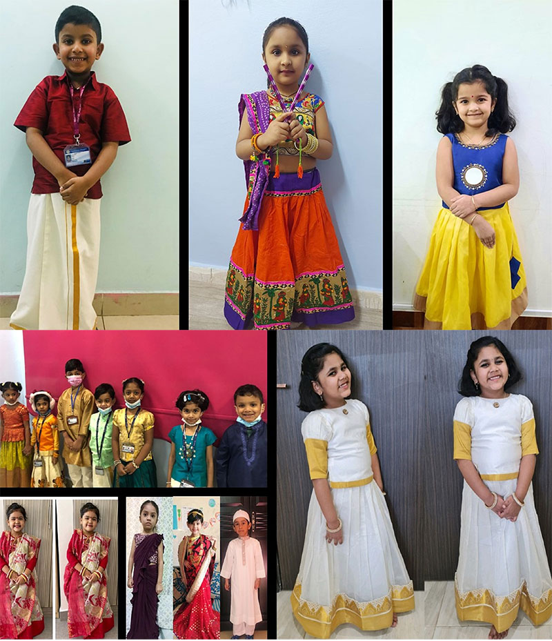 Bhavans SIS Celebrates Traditional Dress Day