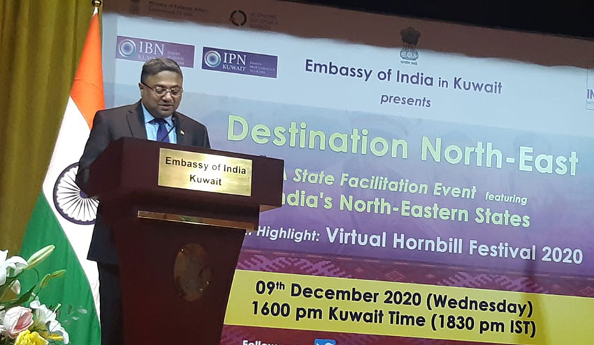 Embassy hosted virtual event to promote North East India