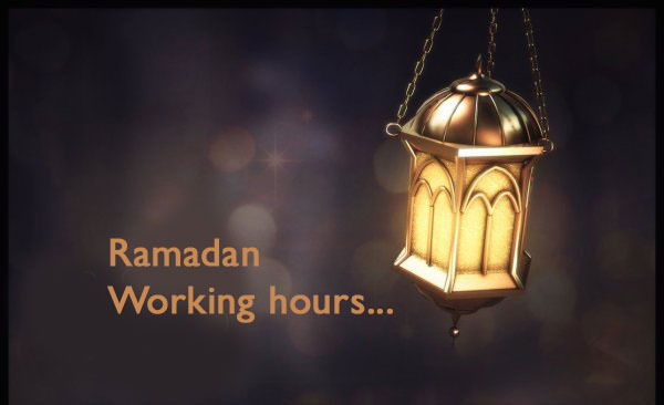 Ramadan timings for various institutions and facilities