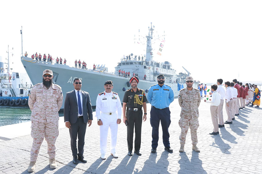 Indian Naval ship visit Kuwait