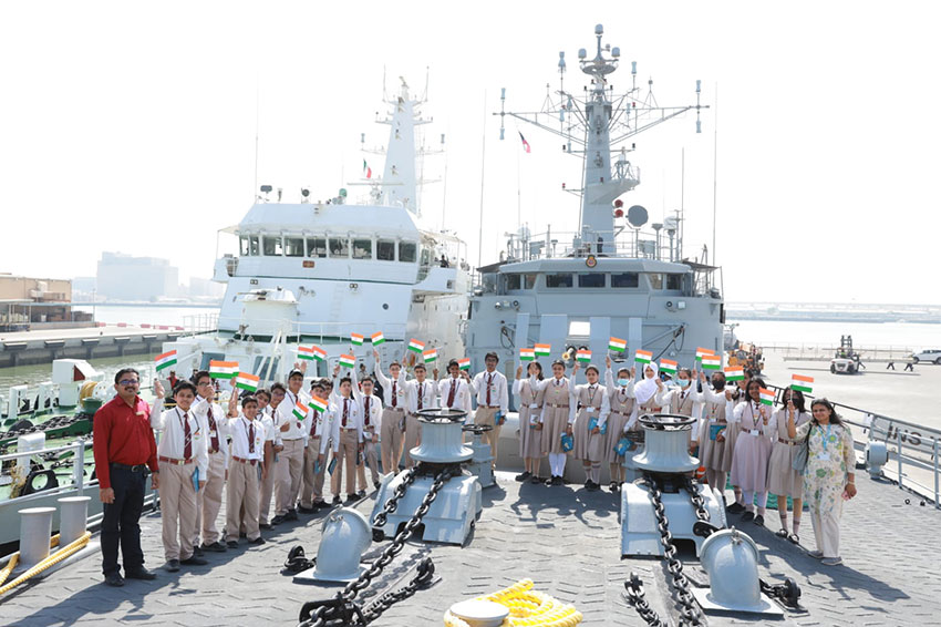 Indian Naval ship visit Kuwait