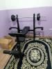 Exercise Bench with 50Kg weight.
