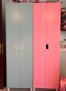 [19/03, 19:37] MANOJ ( Driving Instructor /  مدرب القيادة ): Two pink and blue wardrobes and two whi